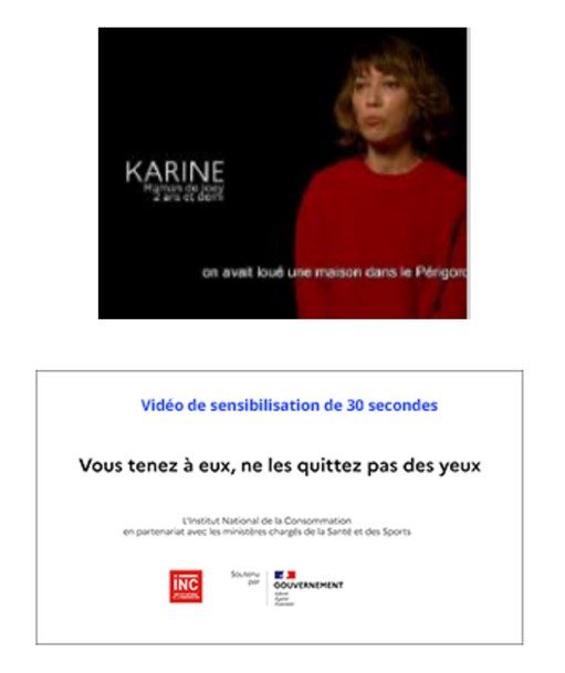 Vidéos témoignages de parents à regarder sur le site www.sports.gouv.fr