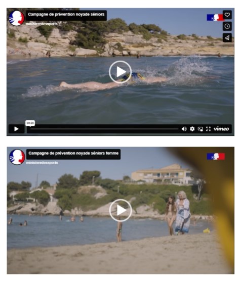 Vidéos de sensibilisation à regarder sur le site www.sports.gouv.fr
