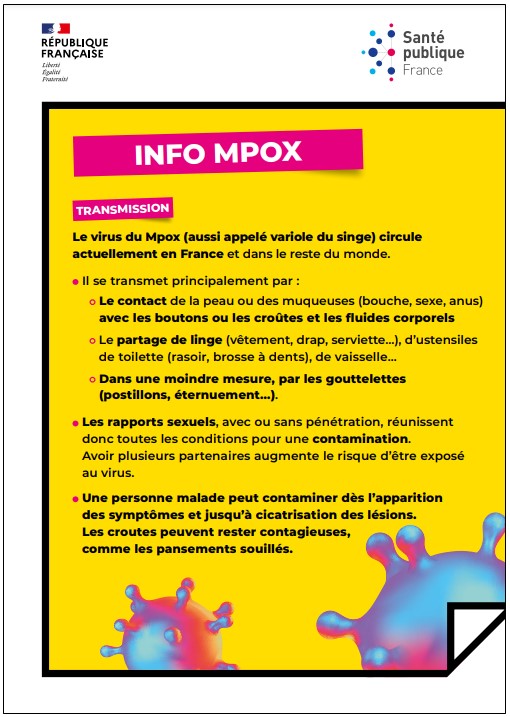 Flyer monkeypox grand public