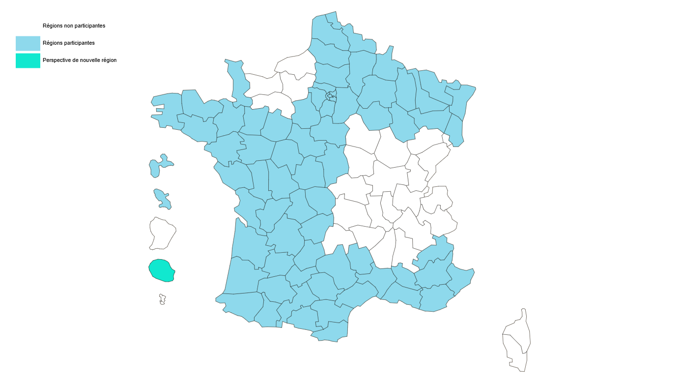 Cartographie de la surveillance des MCP en France