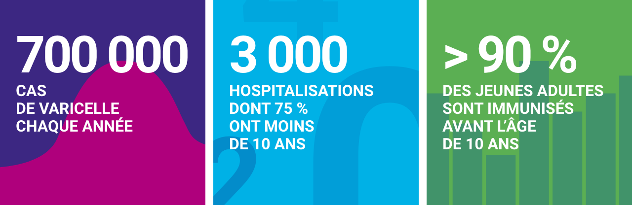 Infographie concernant la varicelle