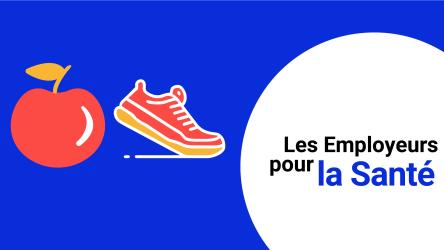 Image illustrative d'une pomme et d'une chaussure de sport