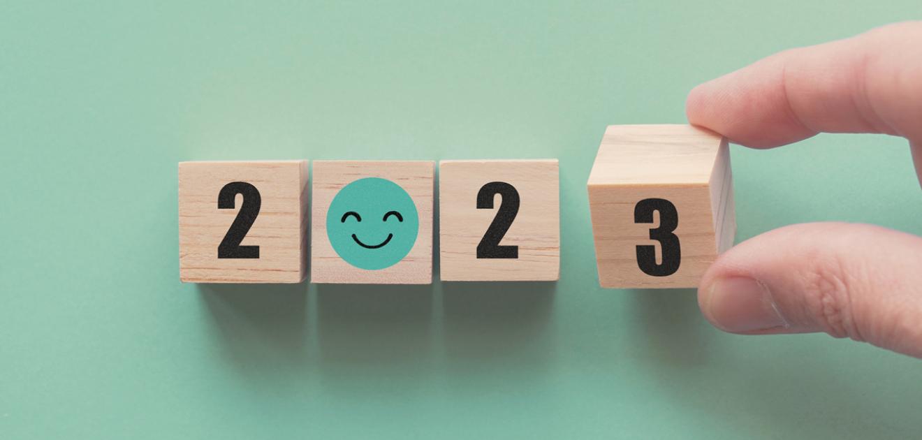 Visuel représentant le passage à la nouvelle année