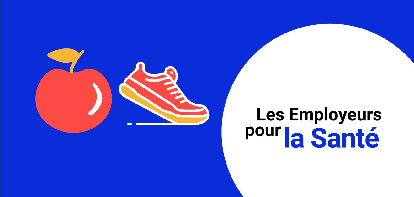 Image illustrative d'une pomme et d'une chaussure de sport