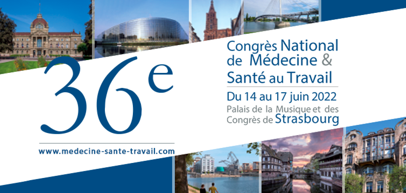 visuel congrès national de médecine et santé au travail