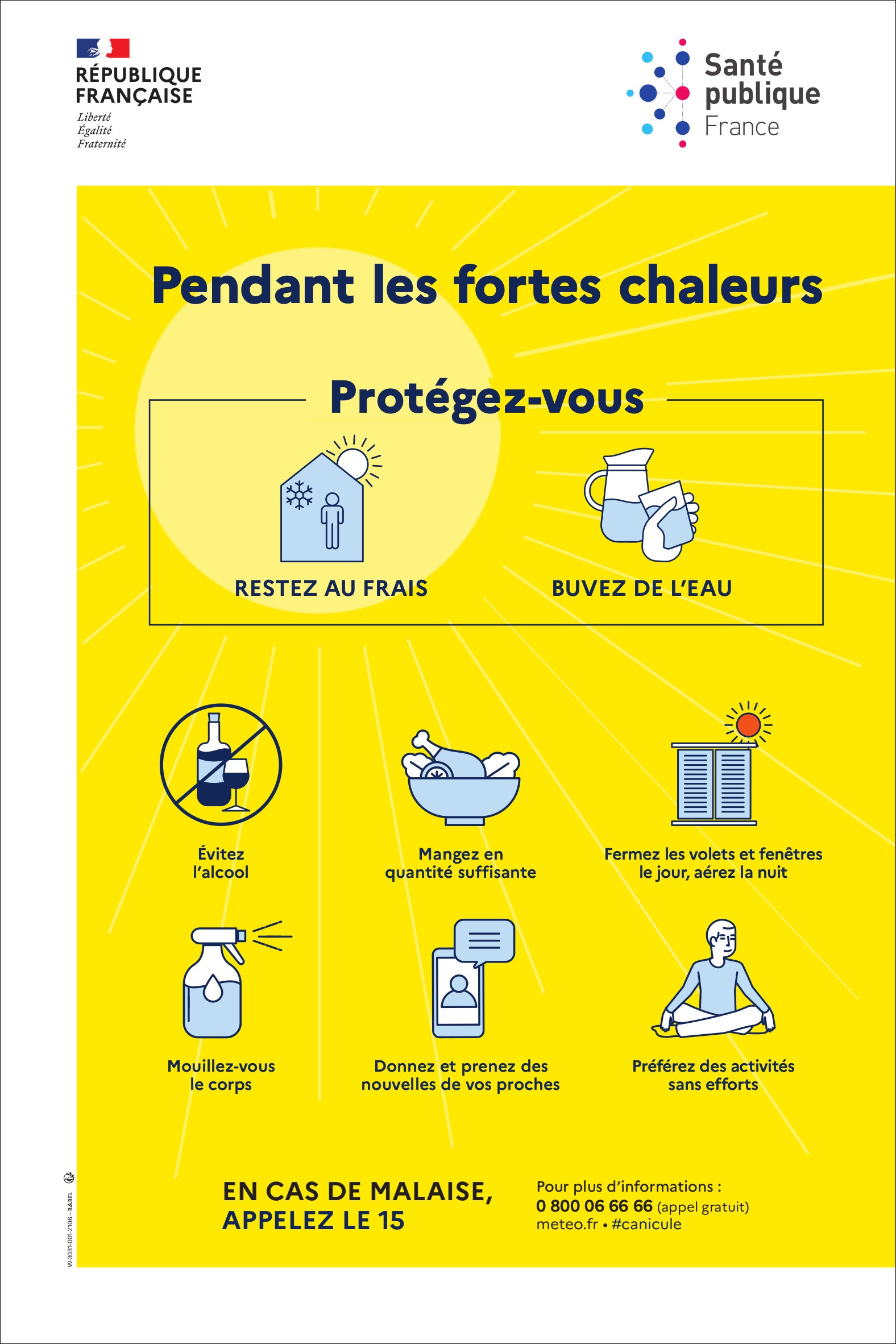 Canicule et fortes chaleurs : prévenir les risques – Santé publique France