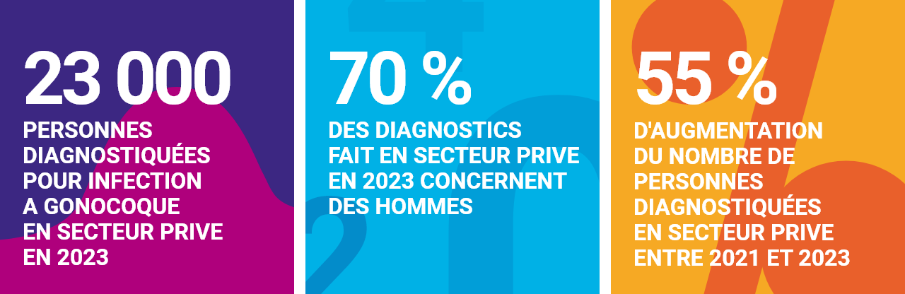 Chiffres clés en 2023 des gonococcies