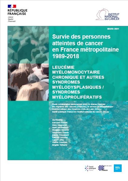 Survie des personnes atteintes de cancer en France métropolitaine ...