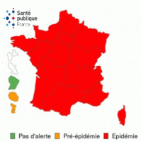 Toutes les régions de l'Hexagone sont en épidémie