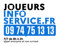 joueurs-info-service.fr - 0 974 751 313 | 7 jours sur 7 de 8h à 2h appel anonyme et non surtaxé